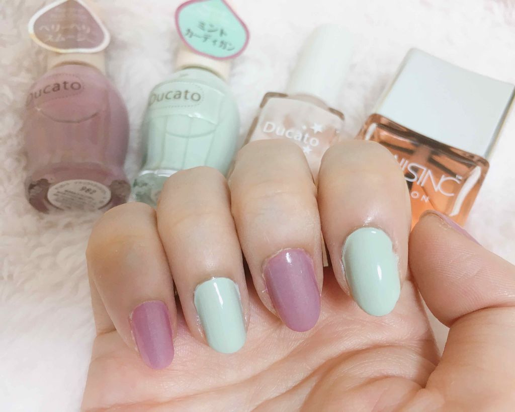 発色UPベースコート/デュカート/ネイルトップコートを使ったクチコミ(1枚目)