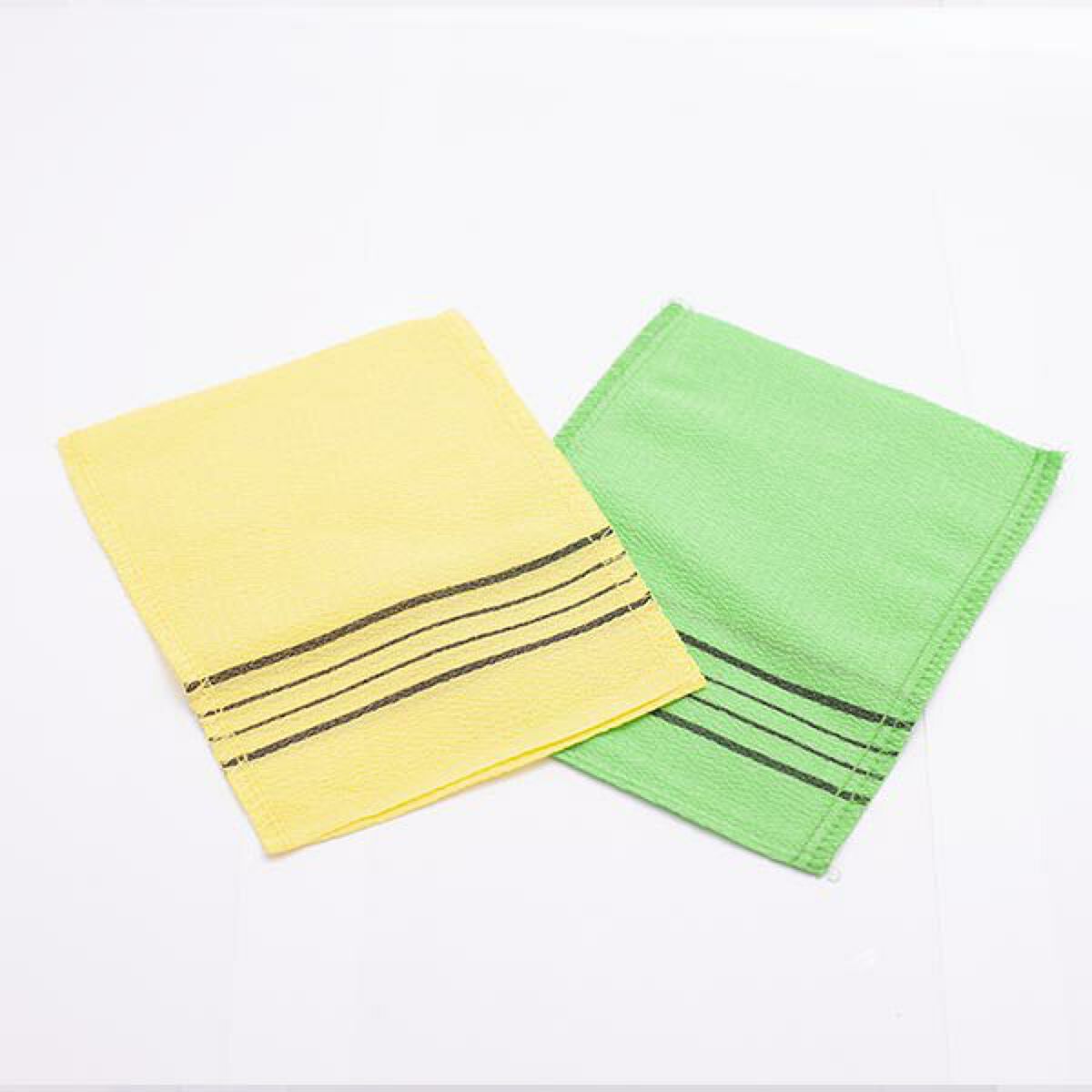 DAISO あかすりタオルのクチコミ「はじめまして、まりもです🙌🏻
私のお母さんがアカスリの仕事をしてるのでインタビューしてみました.....」（2枚目）