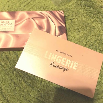 プレイカラーアイパレット ランジェリーバックステージ/ETUDE/アイシャドウパレットを使ったクチコミ(1枚目)