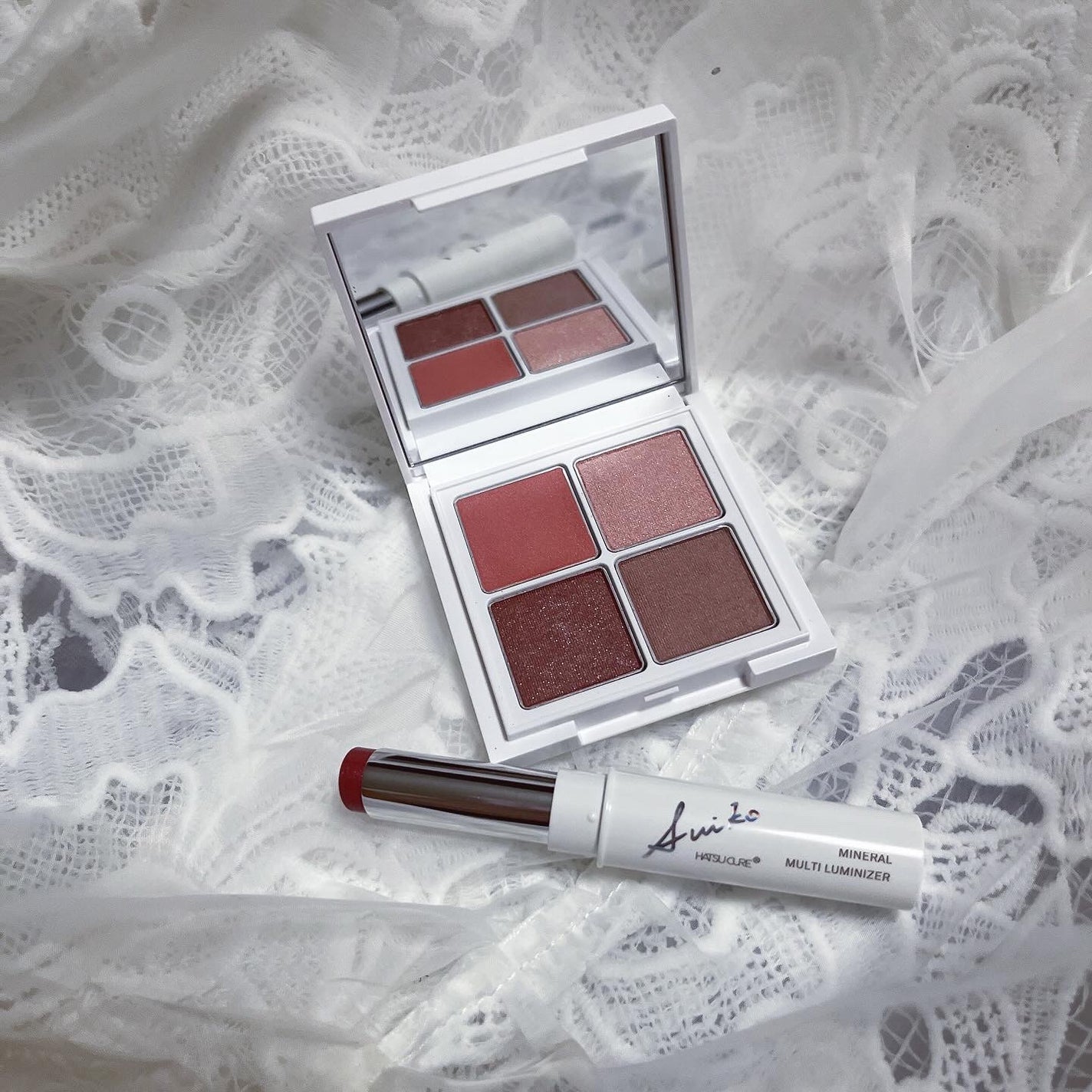 ミネラルマルチルミナイザー/SUIKO HATSUCURE/スティックハイライトを使ったクチコミ(2枚目)