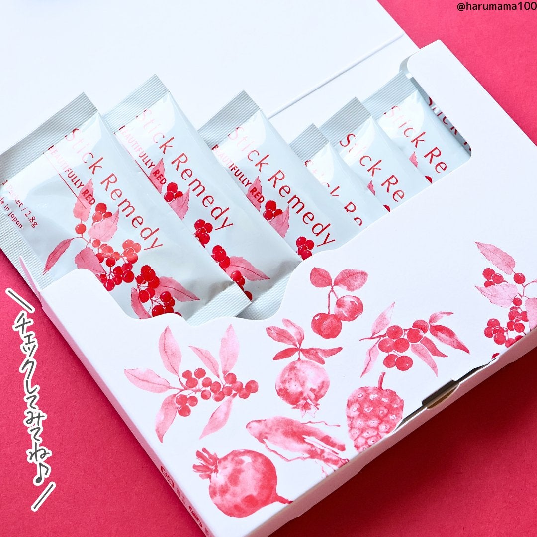 Beautifully Red/Stick Remedy/健康サプリメントを使ったクチコミ(6枚目)