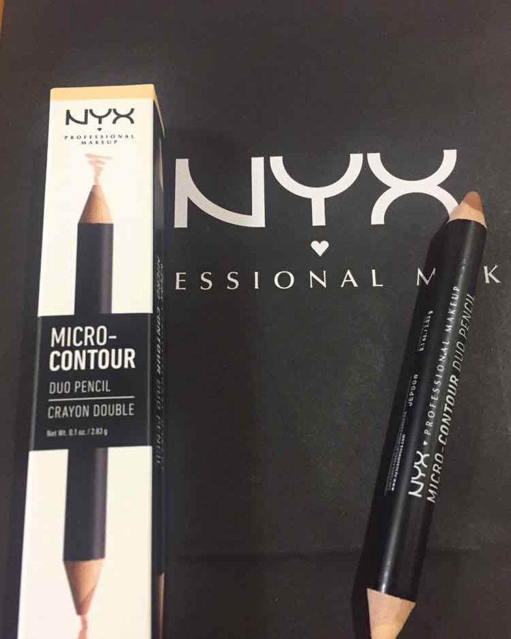 マイクロコントゥアーデュオペンシル/NYX Professional Makeup/スティックハイライトを使ったクチコミ（1枚目）