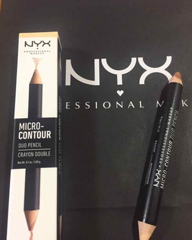 マイクロコントゥアーデュオペンシル/NYX Professional Makeup/ハイライトを使ったクチコミ（1枚目）