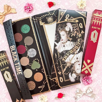 クイーン10色アイシャドウパレット/BLACK TIME/アイシャドウパレットを使ったクチコミ(1枚目)