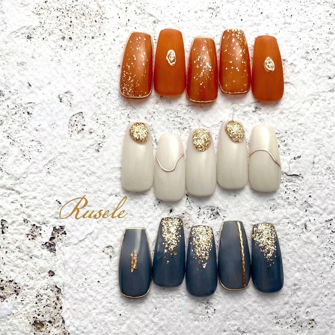 naomi on LIPS 「🆕のGlitter-caramelを使ったデザイン♡ブロンズ..」(1枚目)