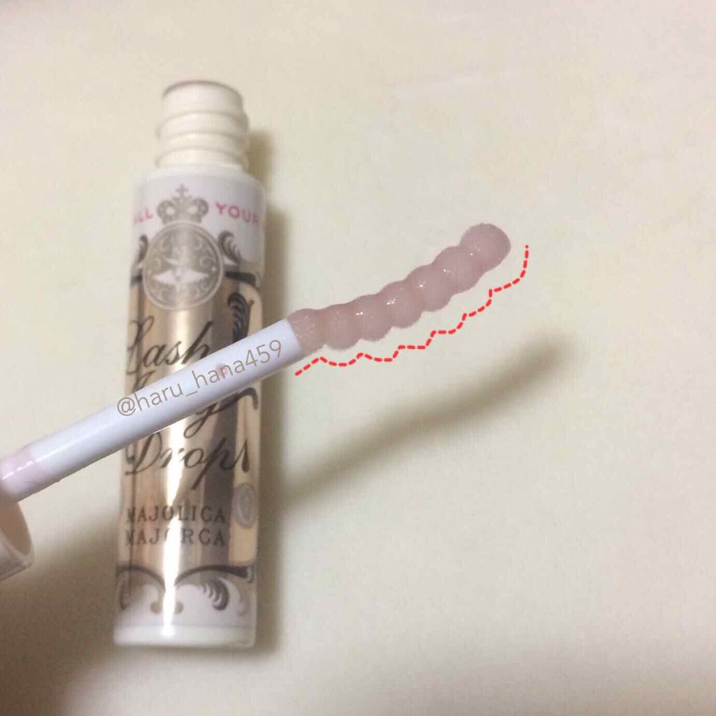 ラッシュジェリードロップ　ＥＸ/MAJOLICA MAJORCA/まつげ美容液を使ったクチコミ（2枚目）