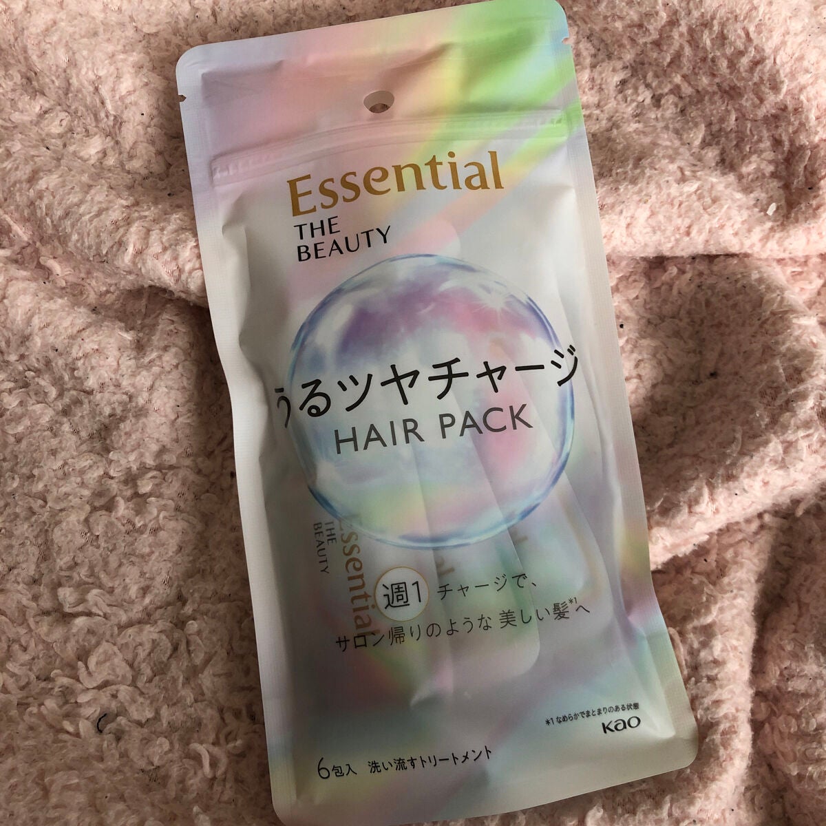 ザビューティ うるツヤチャージヘアパック/エッセンシャル/ヘアマスク・ヘアパックを使ったクチコミ(1枚目)