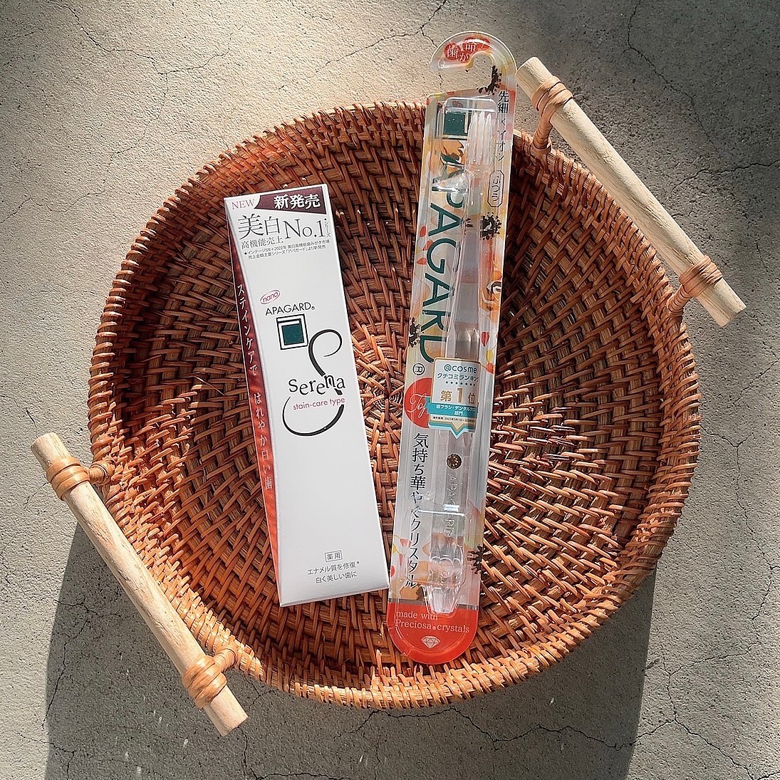 アパガードクリスタル歯ブラシ/アパガード/歯ブラシを使ったクチコミ（1枚目）