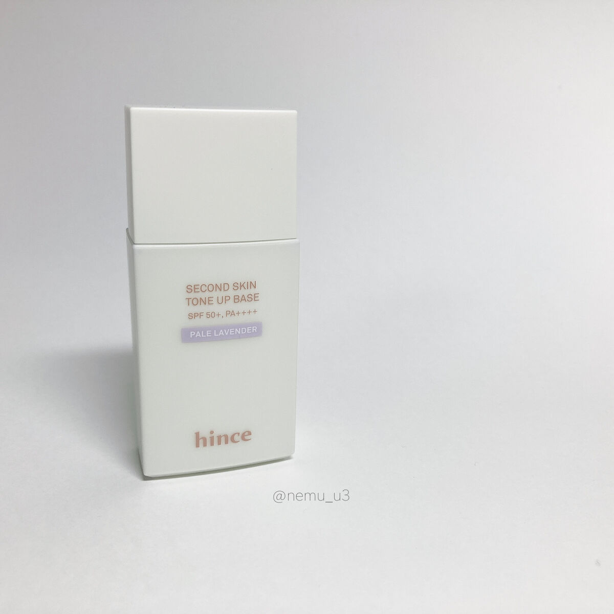 セカンドスキントーンアップベース ペールラベンダー/hince/化粧下地を使ったクチコミ（1枚目）
