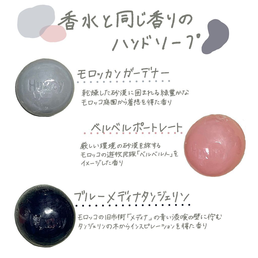 フレグランスコレクション；モロッコシーナリー/Huxley/その他キットセットを使ったクチコミ（3枚目）