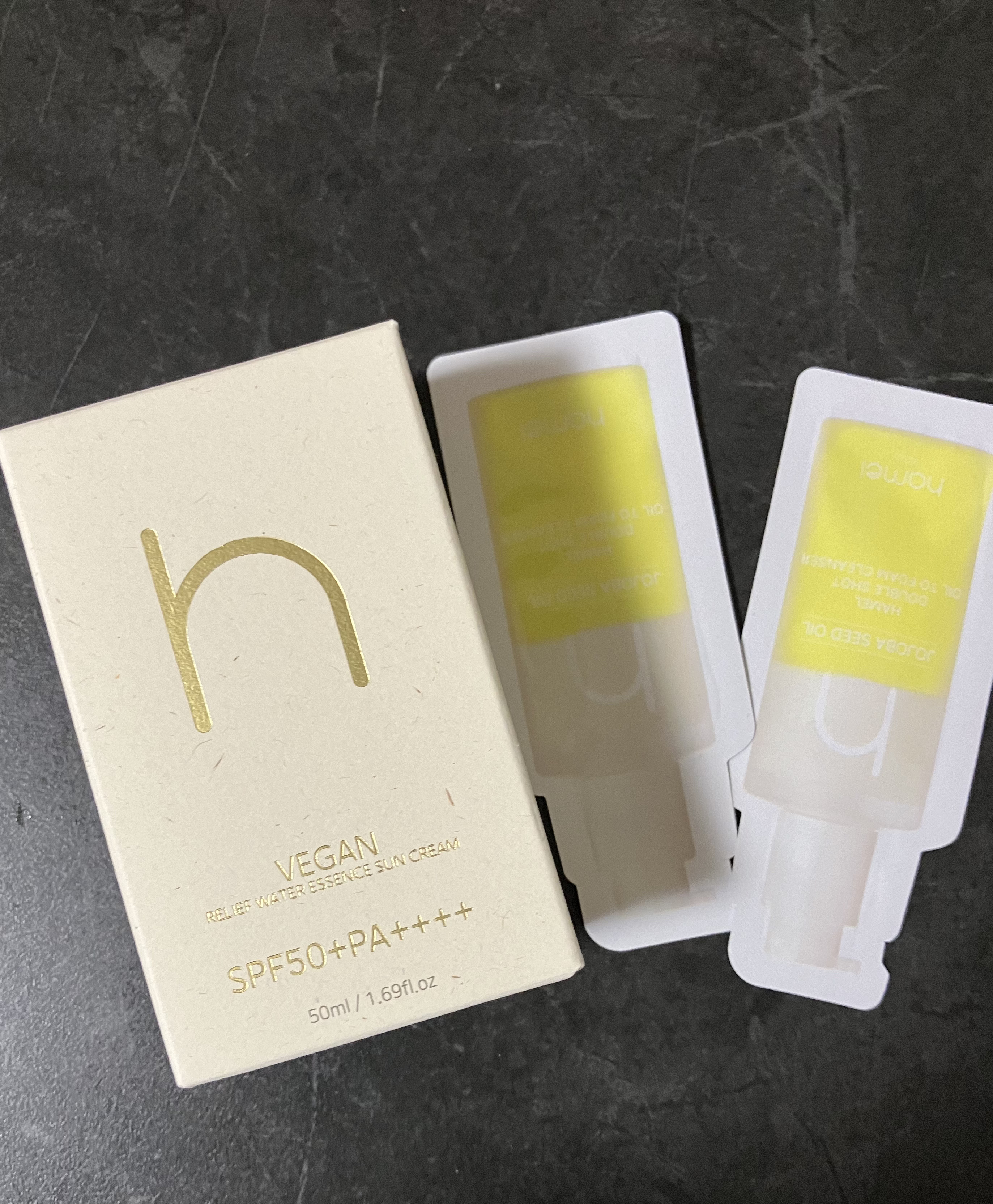 ヴィーガンアクアグロウサンセラム/HAMEL/日焼け止めローションを使ったクチコミ（1枚目）