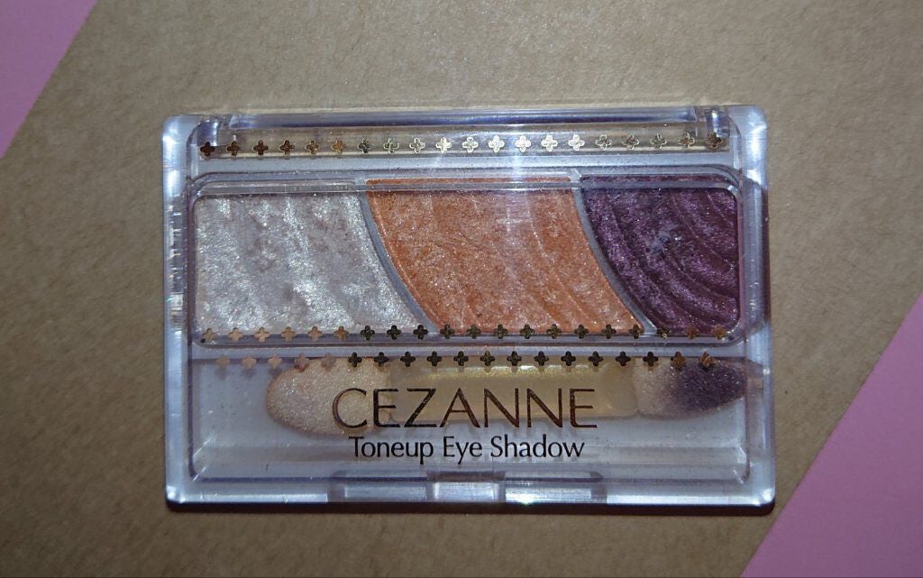 トーンアップアイシャドウ/CEZANNE/アイシャドウパレットを使ったクチコミ(1枚目)