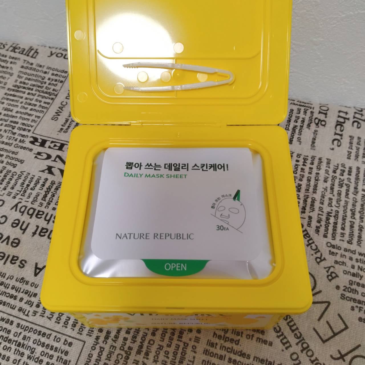 ビタペアCデイリーシートマスク/ネイチャーリパブリック/シートマスク・パックを使ったクチコミ(6枚目)