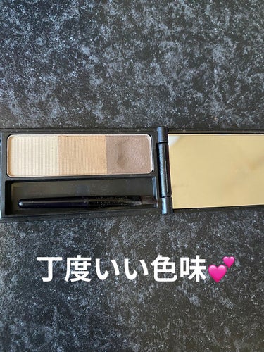 UR GLAM　EYEBROW POWDER BR-1 ライトブラウン/U R GLAM/パウダーアイブロウを使ったクチコミ（3枚目）