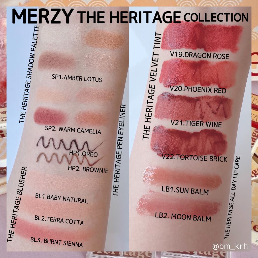 ザ ヘリテージ シャドウパレット/MERZY/アイシャドウパレットを使ったクチコミ(2枚目)