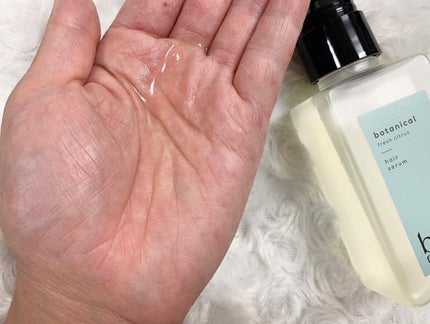 ヘア セラム ボタニカルタ フレッシュシトラスの⾹り/b.ris/ヘアオイルを使ったクチコミ(2枚目)