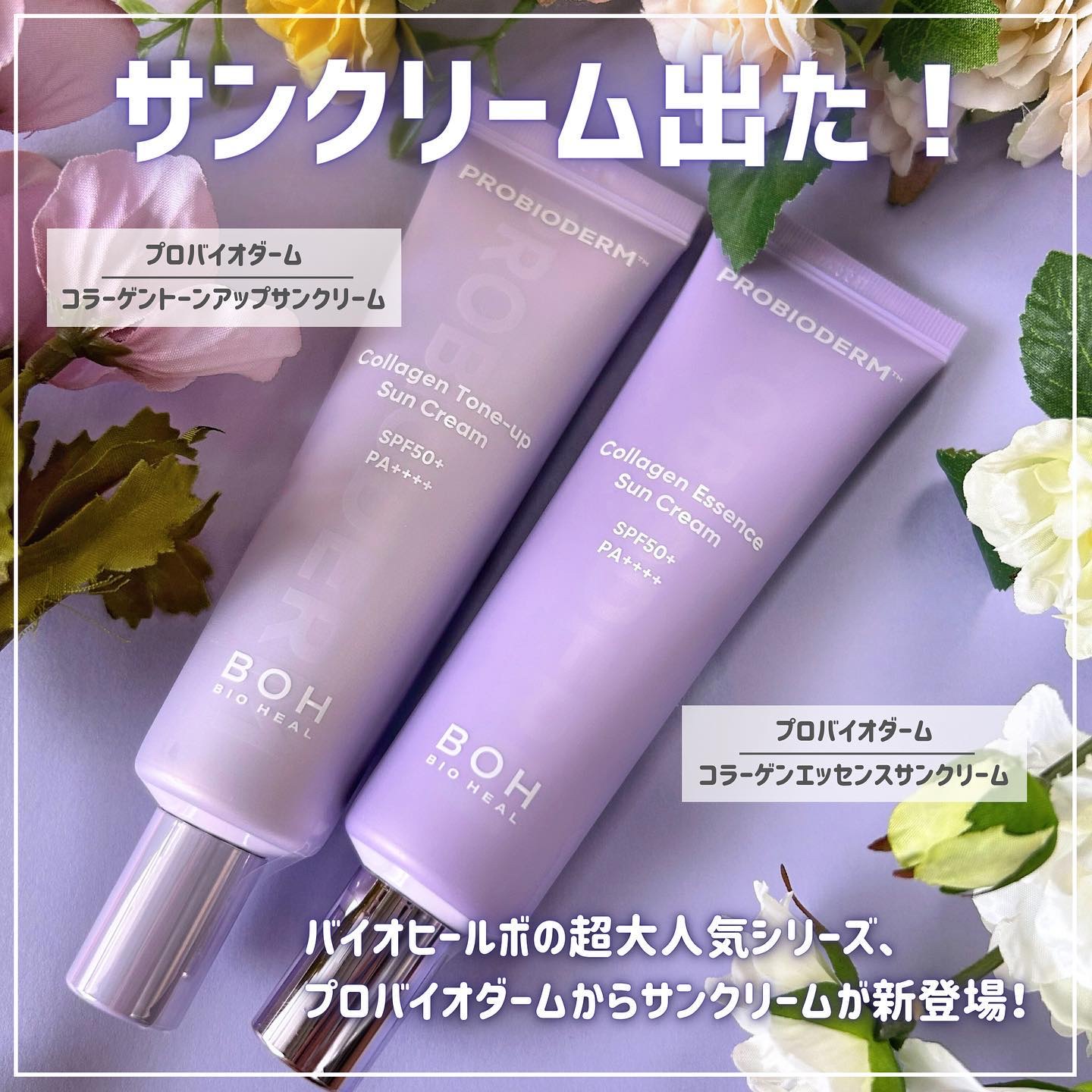 プロバイオダーム™ コラーゲン トーンアップサンクリーム/BIOHEAL BOH/日焼け止めクリームを使ったクチコミ（2枚目）