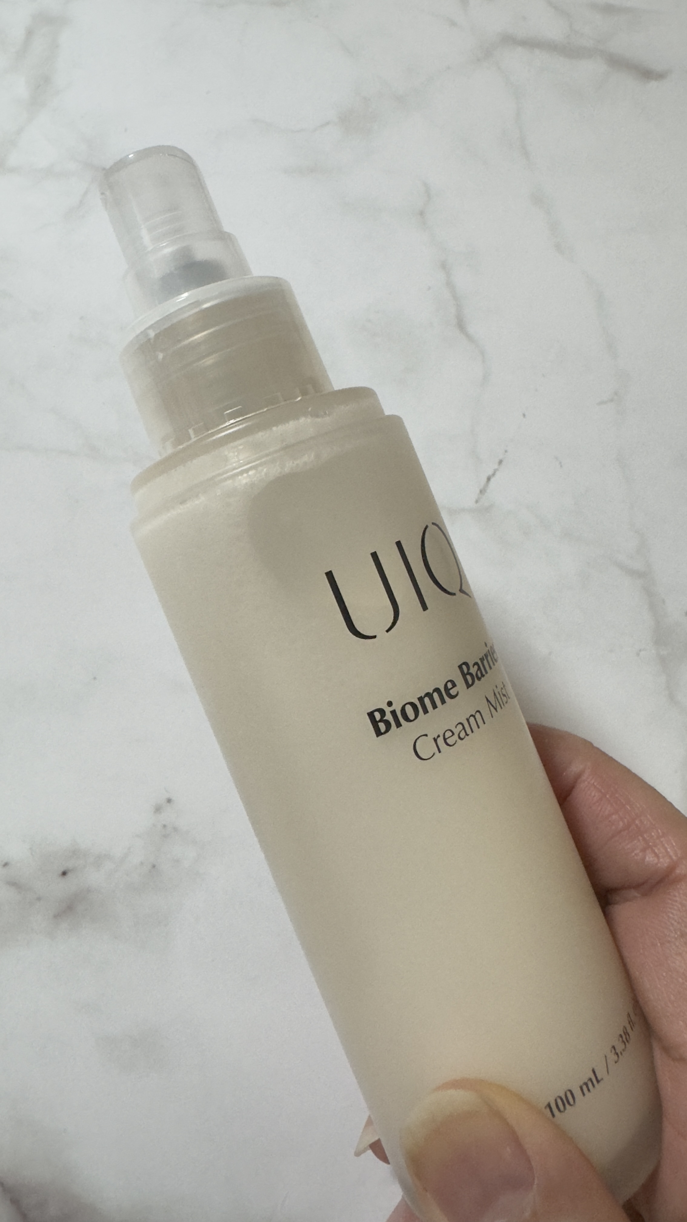 バイオームバリア クリームミスト/UIQ/ミスト状化粧水を使ったクチコミ（2枚目）