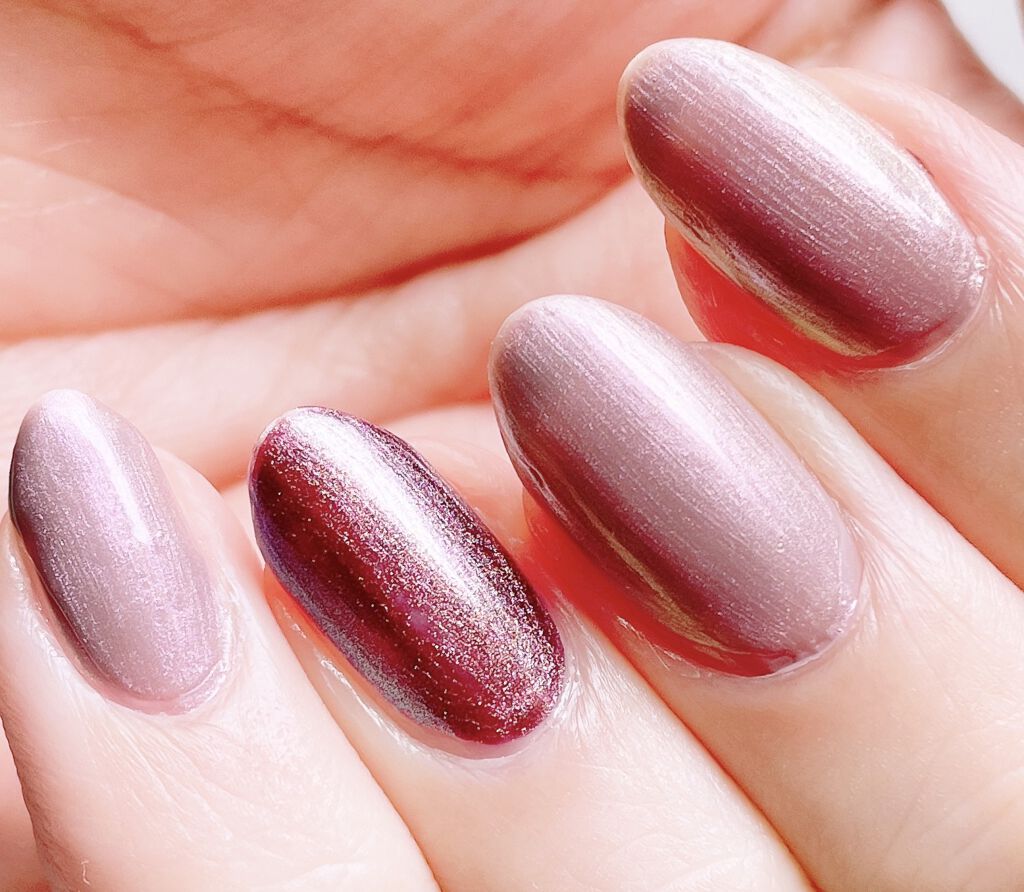 ネイルズインク リフレクターズ デュオ キット/nails inc./マニキュアを使ったクチコミ（2枚目）