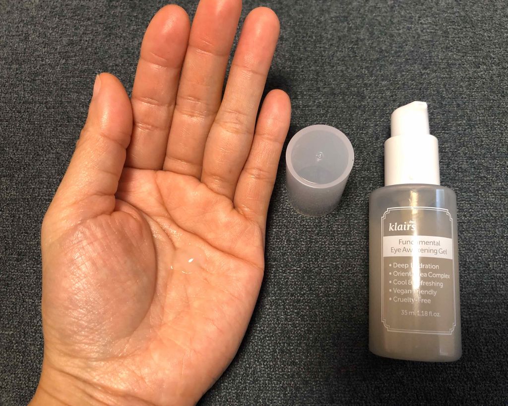 ファンダメンタルアイアウェイク二ングジェル(35ml)/Klairs/アイケア・アイクリームを使ったクチコミ（1枚目）