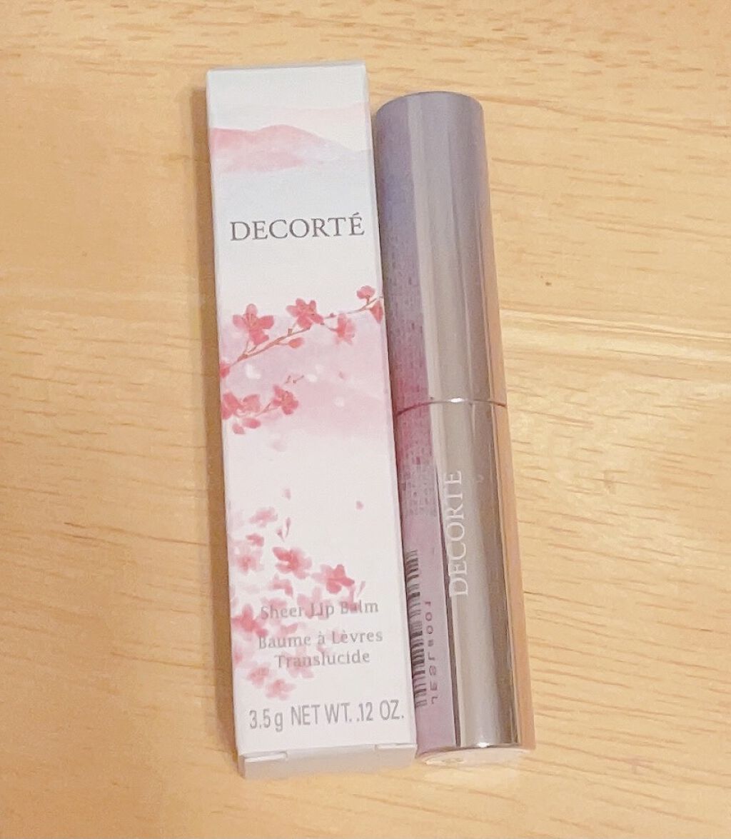 シアー リップバーム/DECORTÉ/リップバームを使ったクチコミ（1枚目）