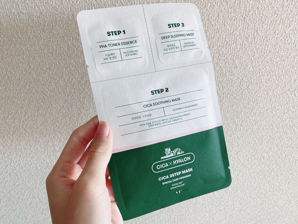 CICA 3ステップマスク/VT/シートマスク・パックを使ったクチコミ(1枚目)