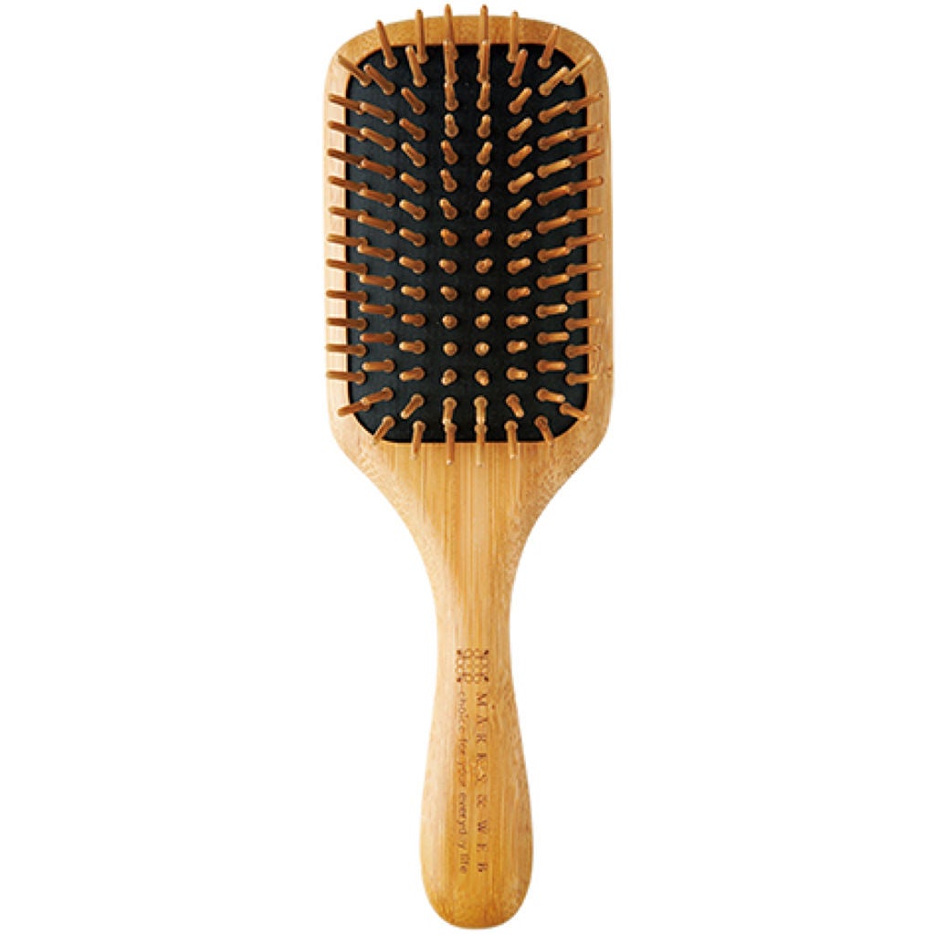 ウッドヘアブラシ ライトブラウン LLサイズ