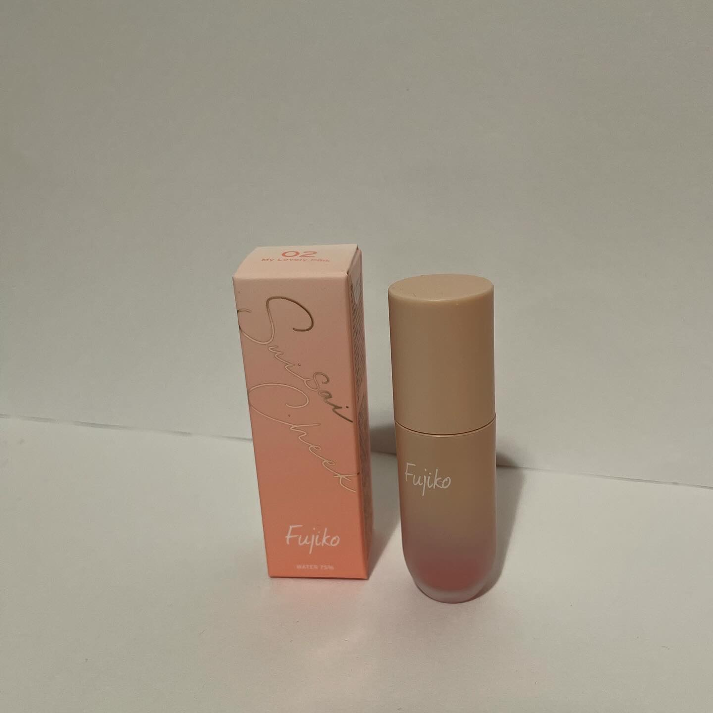 ⽔彩チーク/Fujiko/リキッドチークを使ったクチコミ（2枚目）