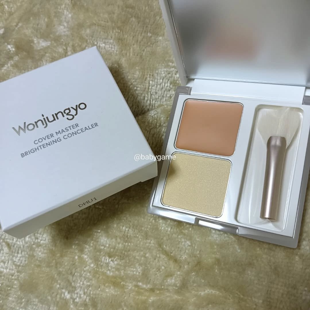 ウォンジョンヨ カバーマスター ブライトニングコンシーラー/Wonjungyo/パレットコンシーラーを使ったクチコミ(3枚目)