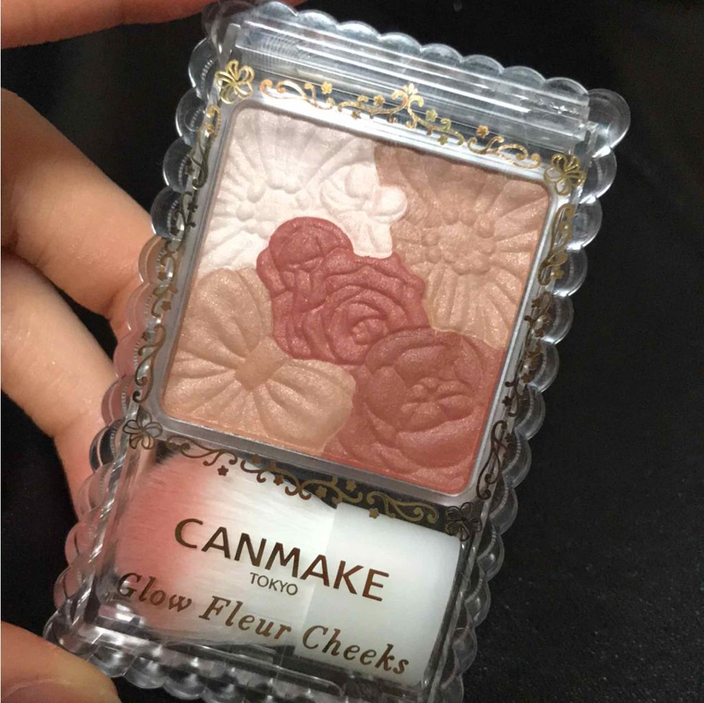 グロウフルールチークス/キャンメイク/パウダーチークを使ったクチコミ（1枚目）