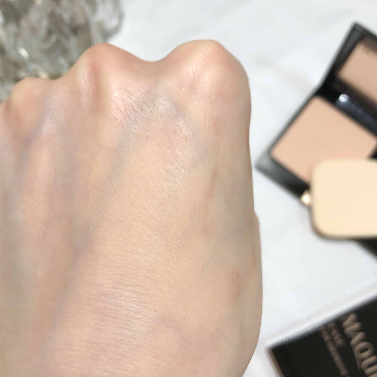 ドラマティックフェイスパウダー/マキアージュ/プレストパウダーを使ったクチコミ(4枚目)