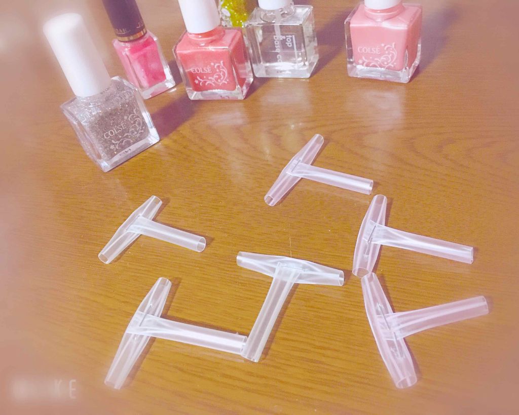 かずは on LIPS 「*̣̩⋆̩*即席!ネイルチップスタンドの作り方!*̣̩⋆̩*み..」(1枚目)