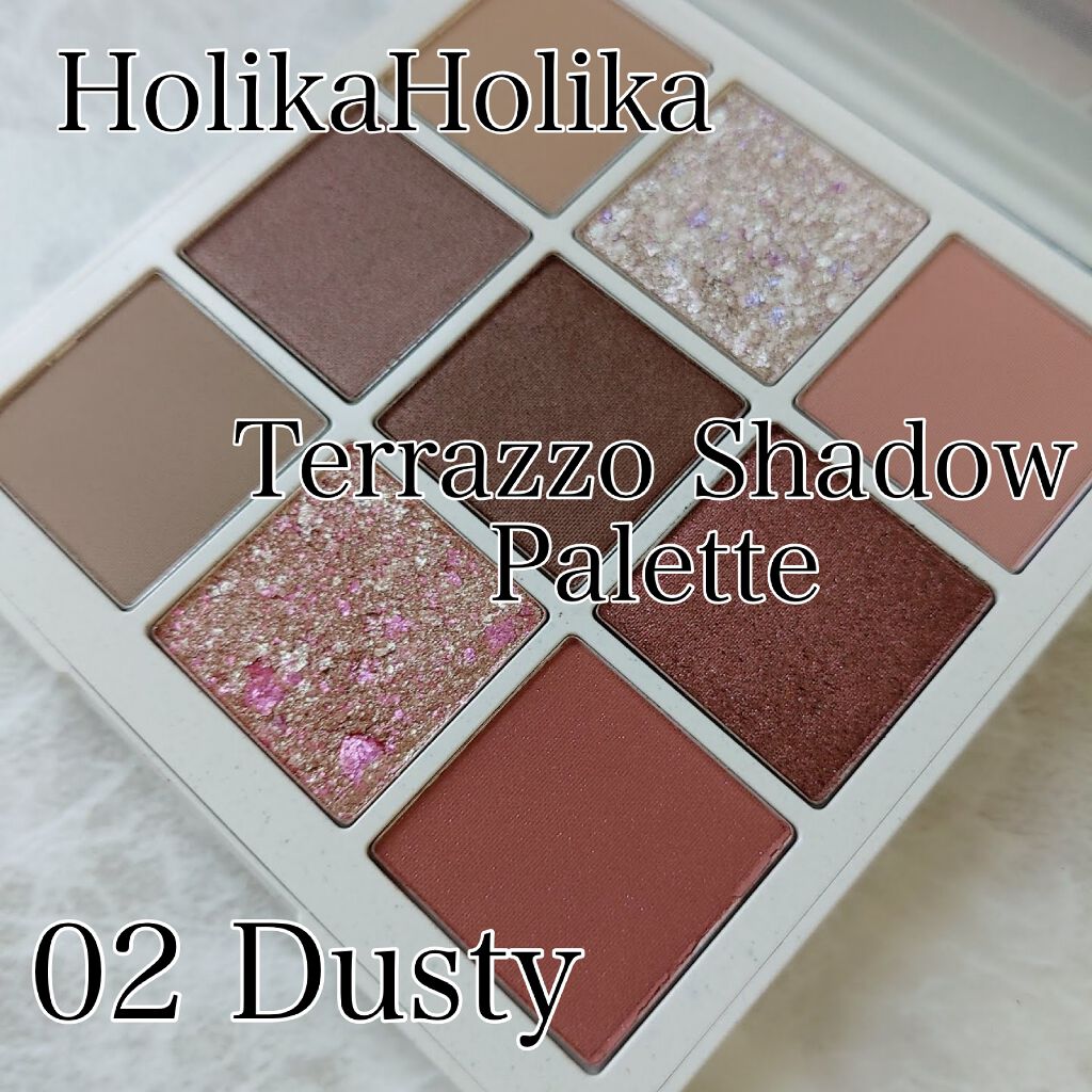 TERRAZZO Shadow palette/HOLIKA HOLIKA/アイシャドウパレットを使ったクチコミ(1枚目)