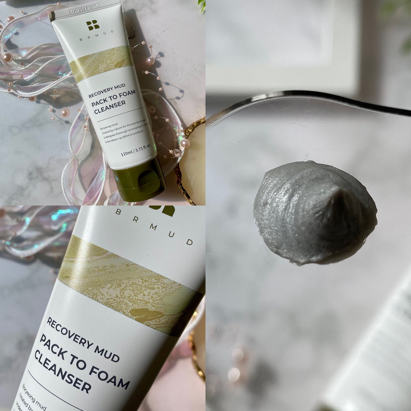 リカバリーマッドバックツーフォームクレンザー/BRMUD/洗顔フォームを使ったクチコミ(3枚目)