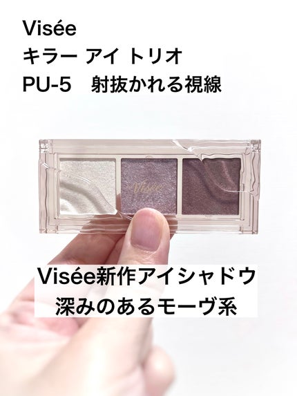 キラー アイ トリオ/Visée/アイシャドウパレットを使ったクチコミ(1枚目)