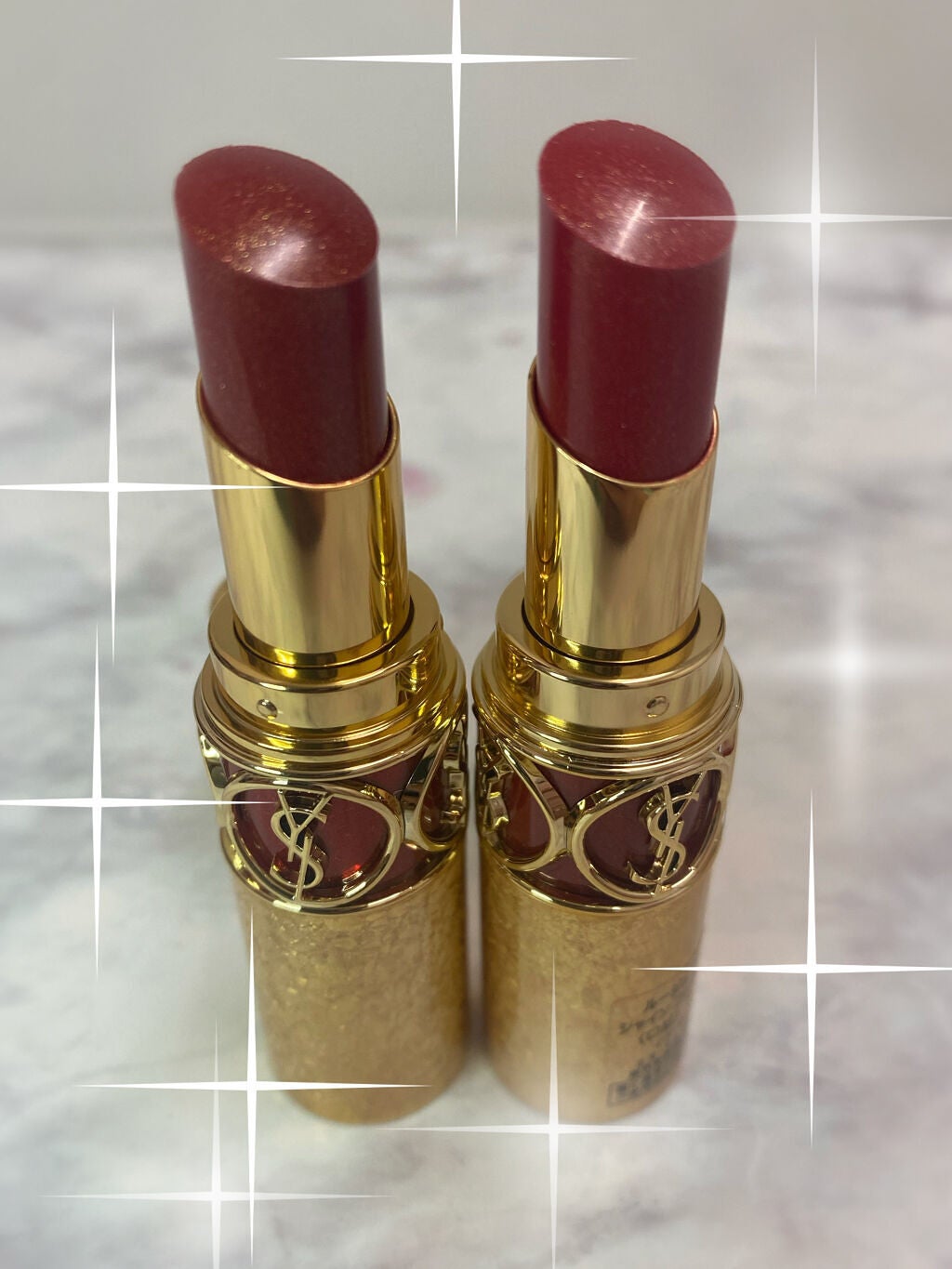 ルージュ ヴォリュプテ シャイン/YVES SAINT LAURENT BEAUTE/口紅を使ったクチコミ(1枚目)