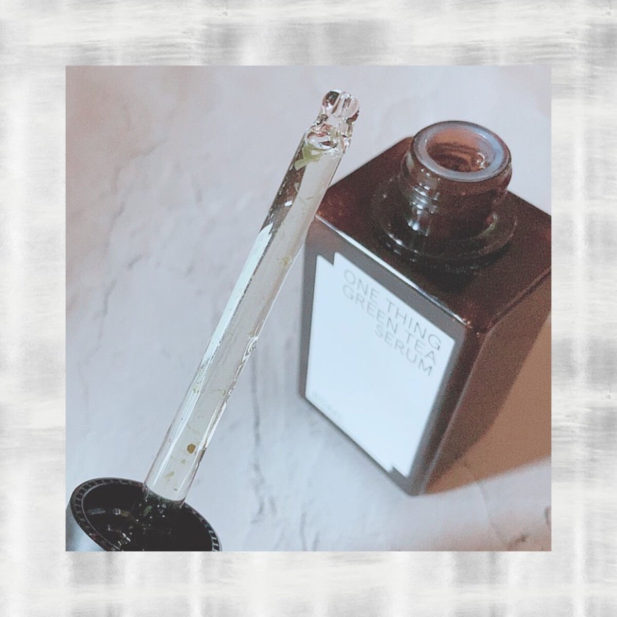 グリーンティーセラム/ONE THING/美容液を使ったクチコミ（2枚目）