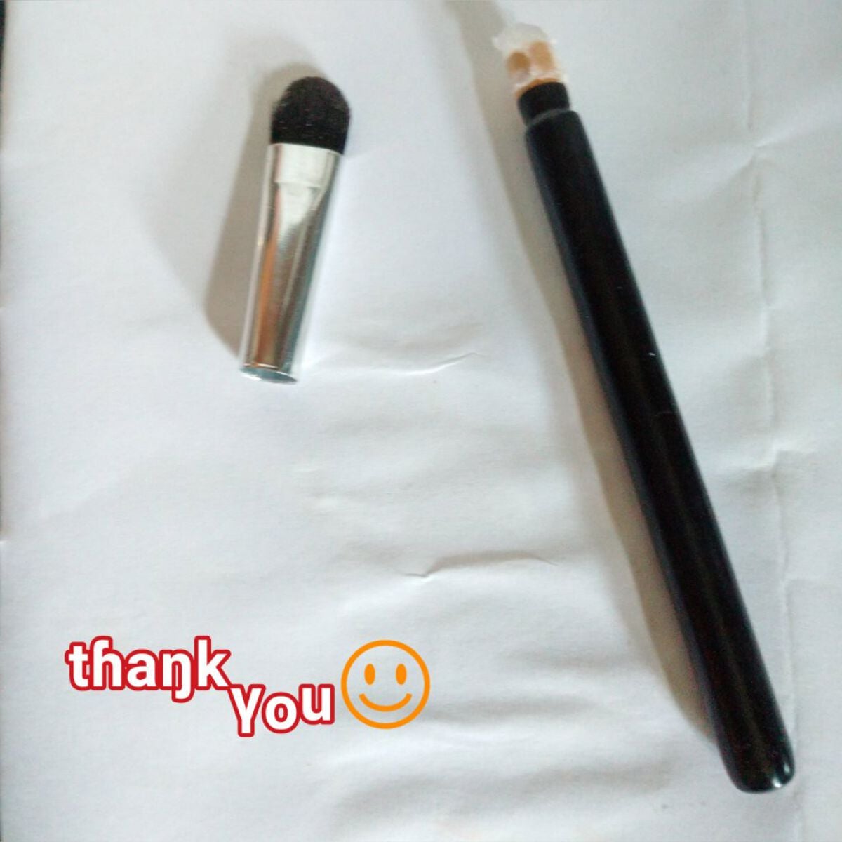 春姫 アイシャドウブラシ/DAISO/メイクブラシを使ったクチコミ(1枚目)