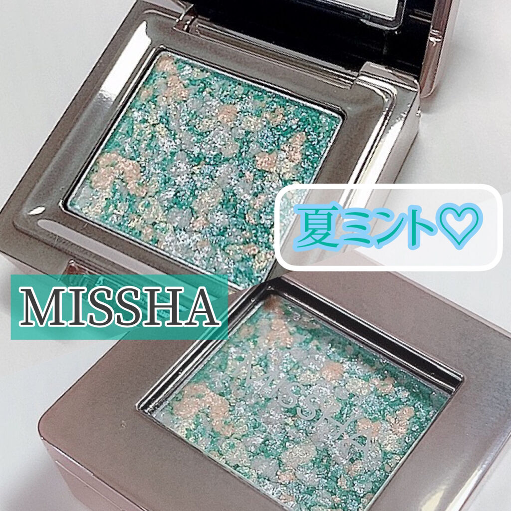 グリッタープリズム シャドウ/MISSHA/グリッターを使ったクチコミ（1枚目）