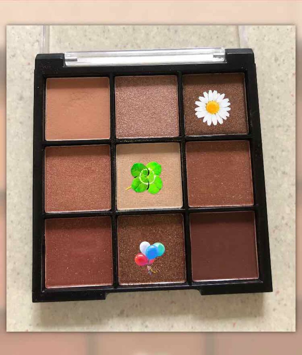 UR GLAM　BLOOMING EYE COLOR PALETTE/U R GLAM/アイシャドウパレットを使ったクチコミ（1枚目）