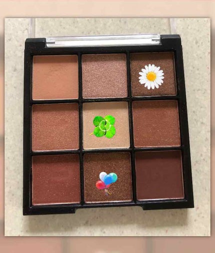 UR GLAM BLOOMING EYE COLOR PALETTE/U R GLAM/アイシャドウパレットを使ったクチコミ(1枚目)