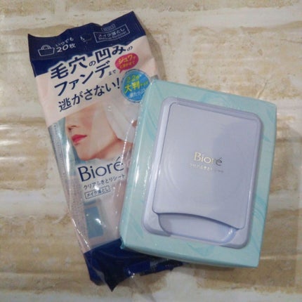 クリアふきとりシート/ビオレ/クレンジングシートを使ったクチコミ(1枚目)
