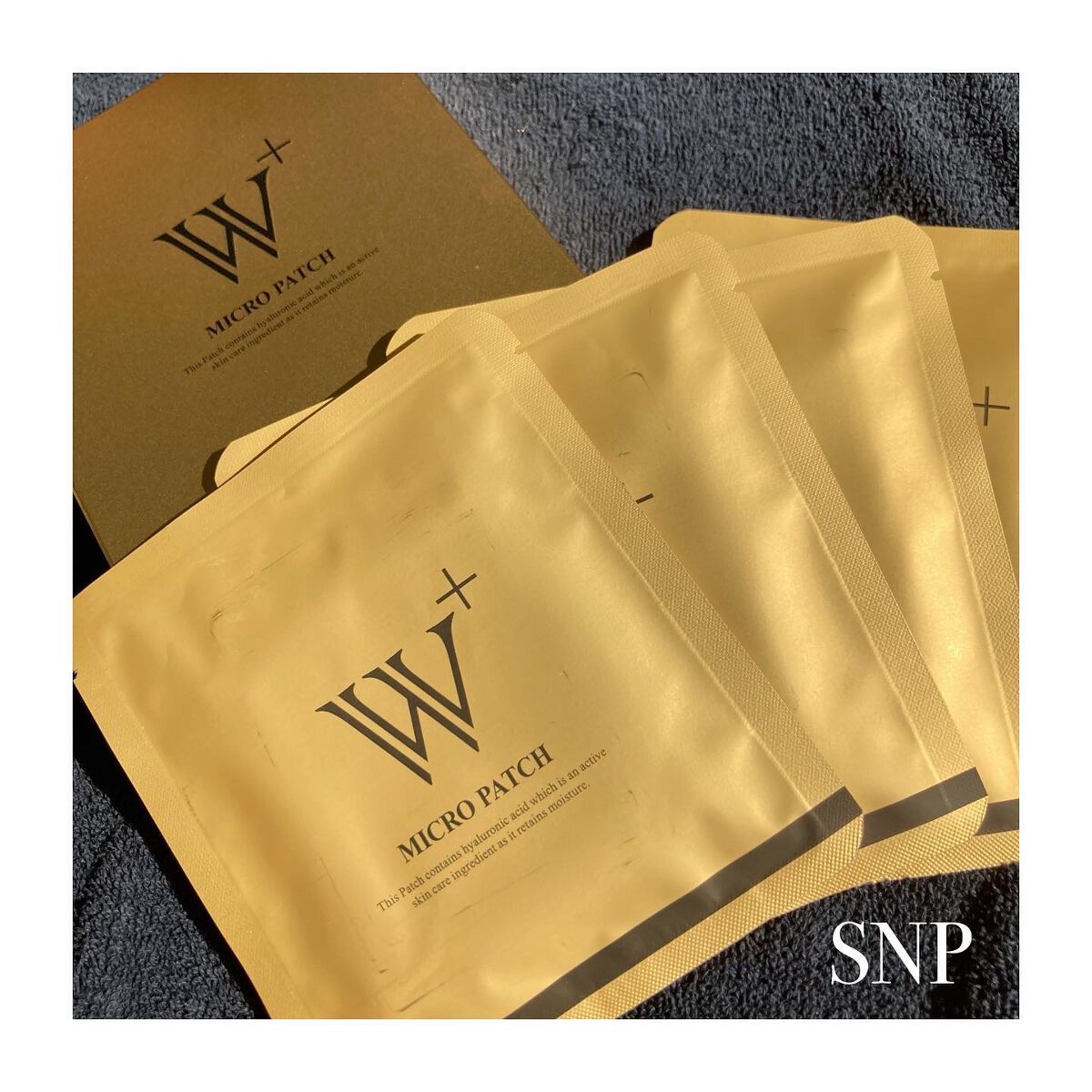 W+ マイクロ ニードル パッチ/SNP/アイケア・アイクリームを使ったクチコミ（1枚目）