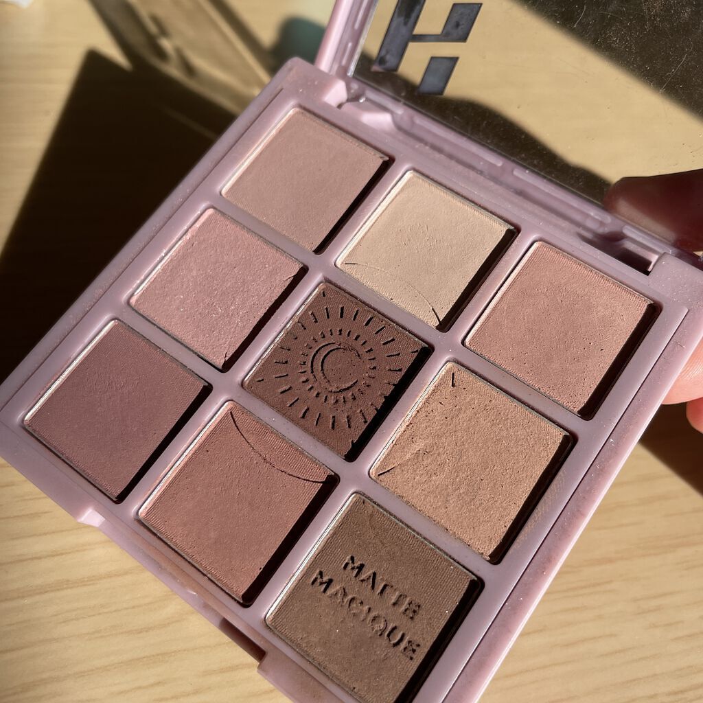 マイフェイブムードアイパレット 9カラー/HOLIKA HOLIKA/アイシャドウパレットを使ったクチコミ（2枚目）