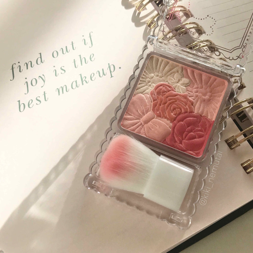 グロウフルールチークス 13 ジューシーポップフルール/キャンメイク/パウダーチークを使ったクチコミ（1枚目）