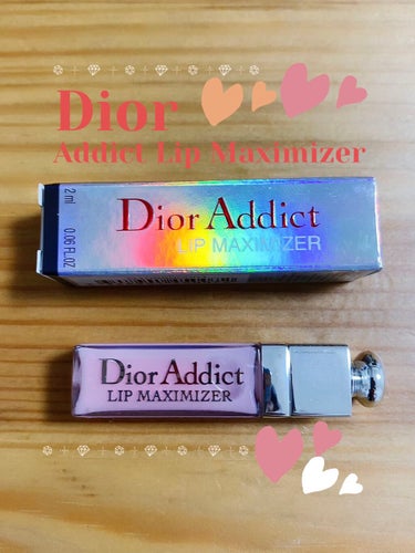 Dior
ディオール アディクト リップ マキシマイザー
001　ピンク

Diorでお買い物したらついてきた、小さめマキシマイザー（2ml）です💄

殆ど色はつかないので、口紅の上から重ねて使っていま