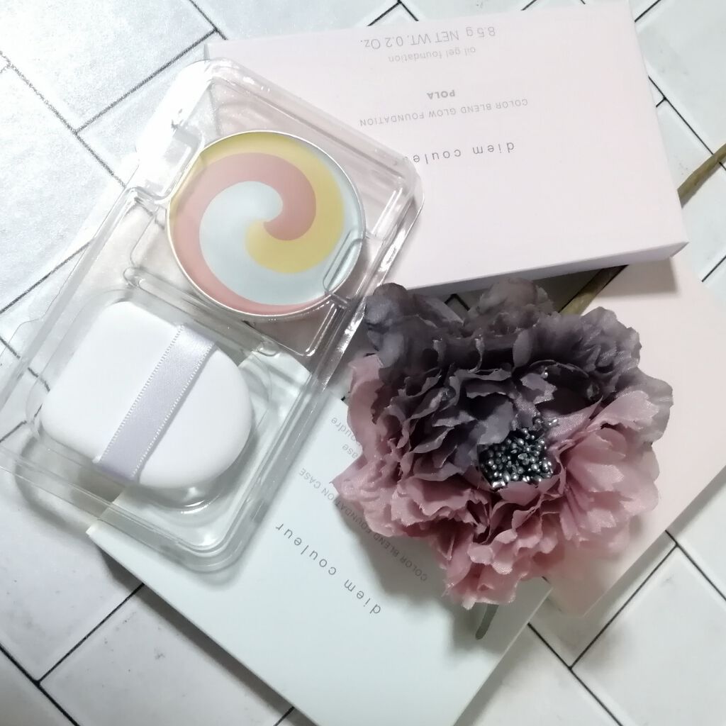 カラーブレンドグローファンデーション/ディエム クルール/クリーム・エマルジョンファンデーションを使ったクチコミ(1枚目)