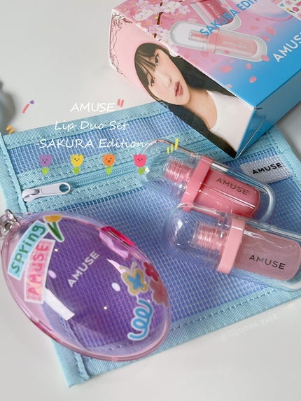 ジェルフィットティント/AMUSE/リップティントを使ったクチコミ(1枚目)