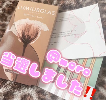 スキルレスライナー/LUMIURGLAS/リキッドアイライナーを使ったクチコミ（2枚目）