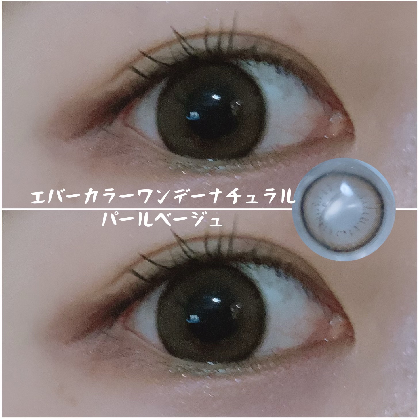 エバーカラーワンデー ナチュラル/エバーカラー/ワンデー（１DAY）カラコンを使ったクチコミ（2枚目）